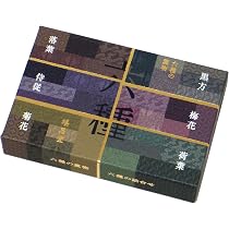 Amazon.co.jp: 鳩居堂のお香 六種の薫物6種セット 6種類各5本入 6cm 香